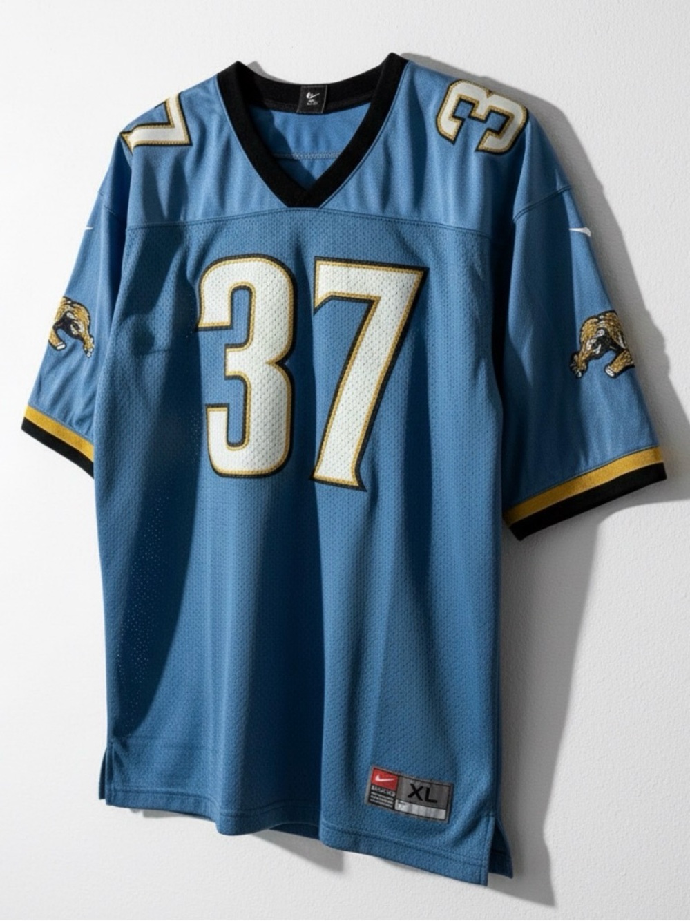 Vtg 90s Jacksonville Jaguars Carnell Lake Nike Jersey XL Teal Prowler EUC